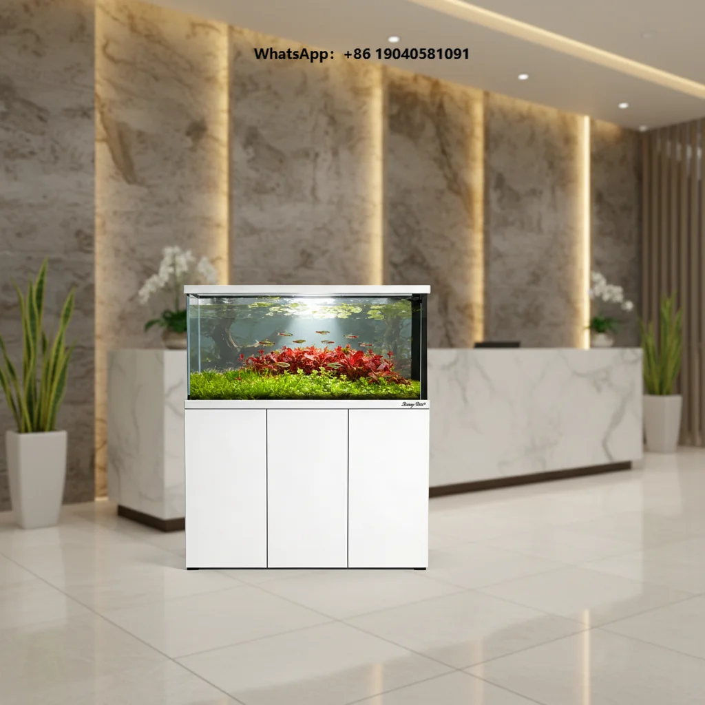 120CM Aquarium Fish Tank Complete Set with Filter System Ultra Clear Glass Fish Tank for Freshwater Fish