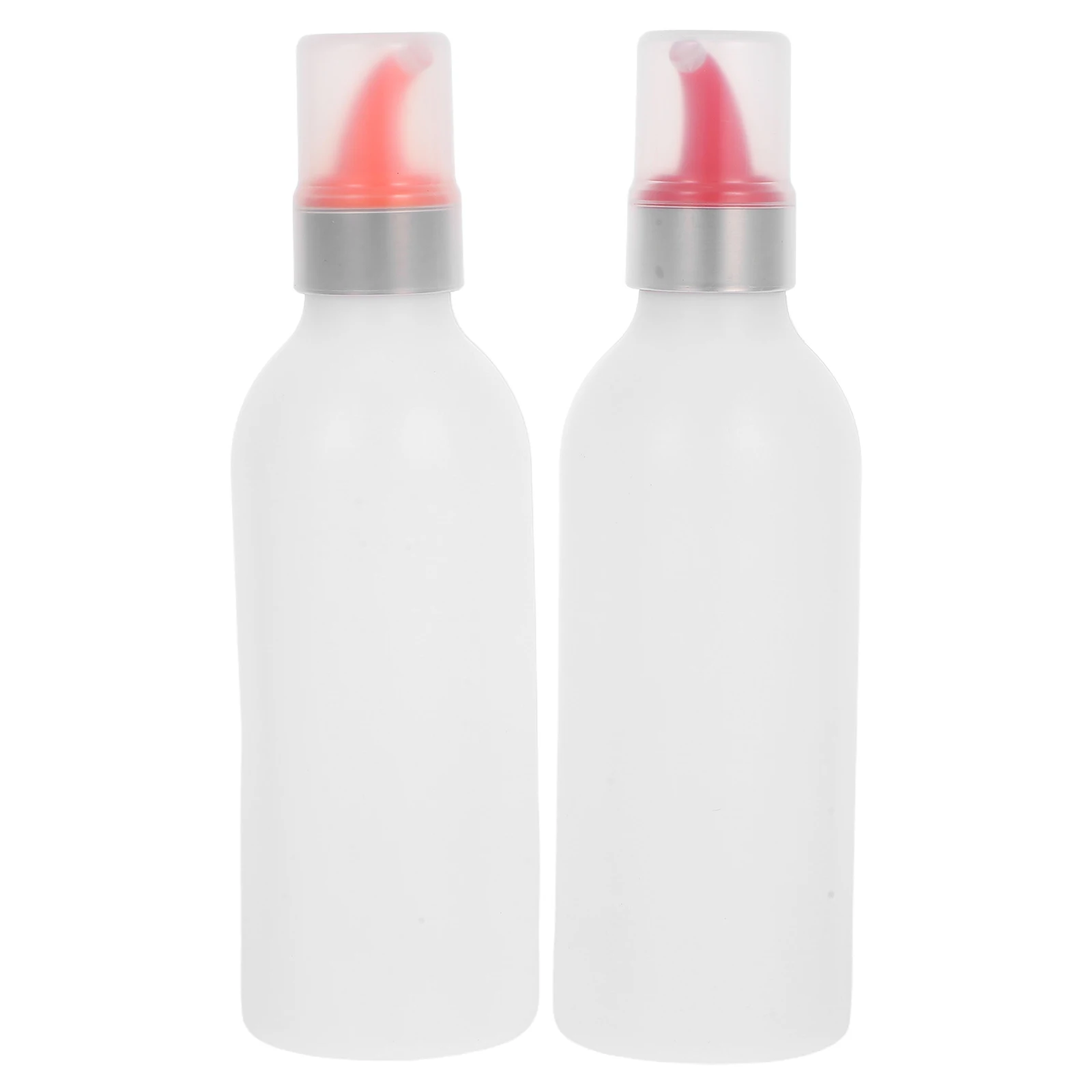 

2Pcs Squeeze Bottles Mini Seasoning Pancake Salad Dressing Container Honey Eco Friendly PP TPR Non Leaking Durable Curved Mouth
