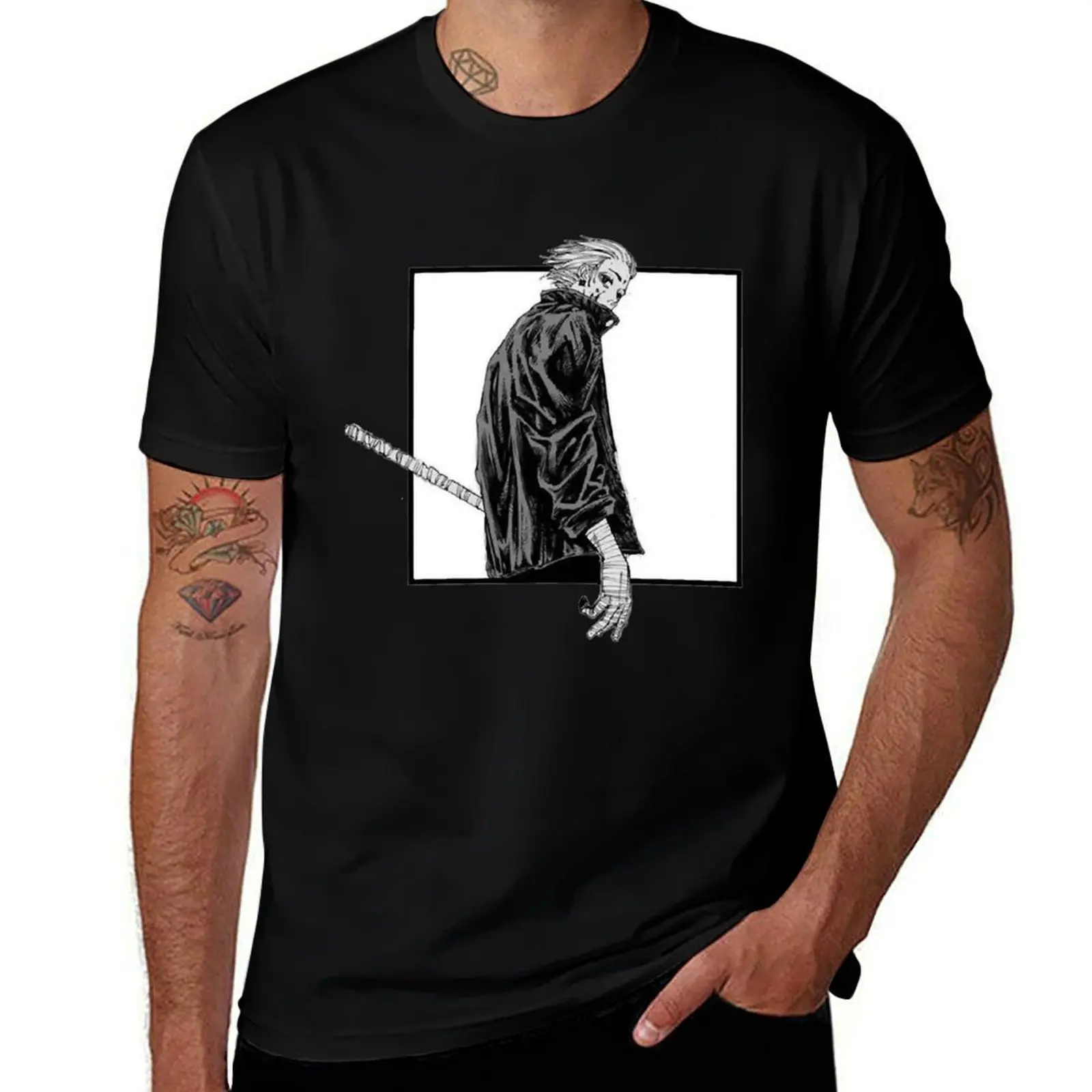 

Sakamoto Days T-Shirt T-shirts oversize anime clothes funny meme t-shirts mens tall t shirts