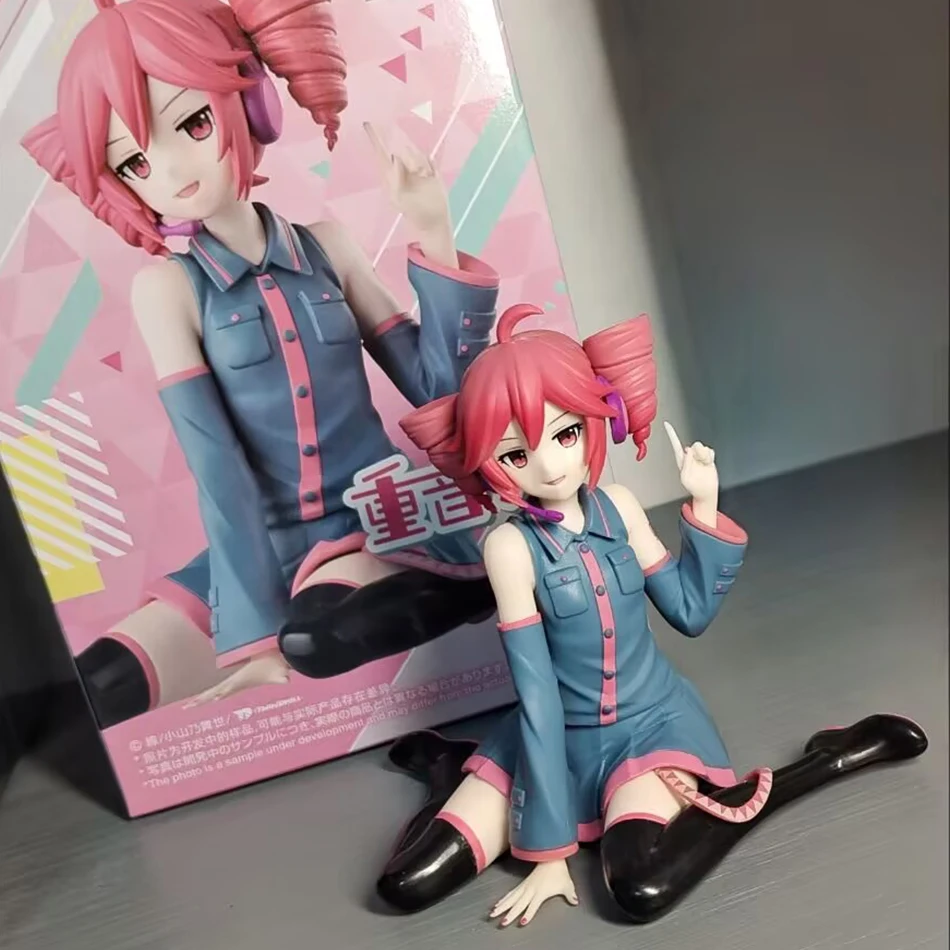 Anime Kasane Teto Hatsune Miku Premium Chokonose Kawaii Kasane Teto Girl Anime Figure PVC Collection Model Doll Adult Toy