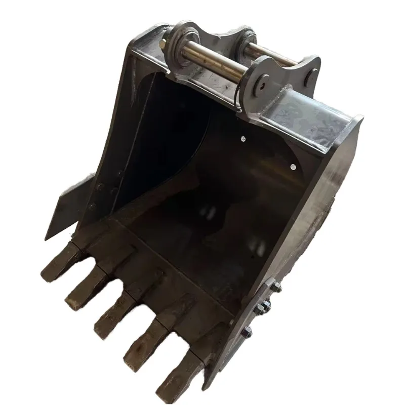 High-quality excavator buckets for construction and mining, high-strength steel standard buckets