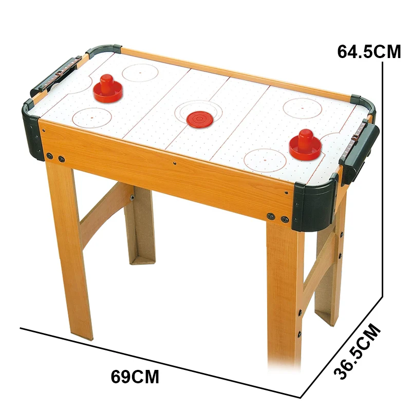 Juegos de mesa de Hockey sobre hielo de madera para niños, Mini juego de mesa de Hockey de aire multifuncional para interiores, entretenimiento para fiesta en casa