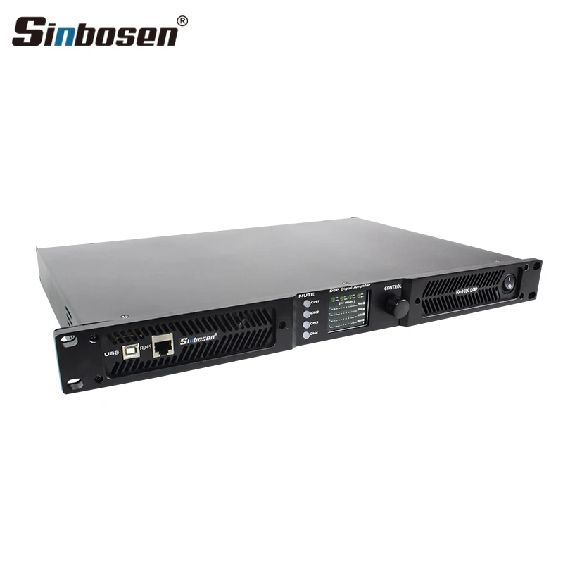 K4-1000 Dsp 4 Channel Class d Dsp Amplifier Audio for Live Performance