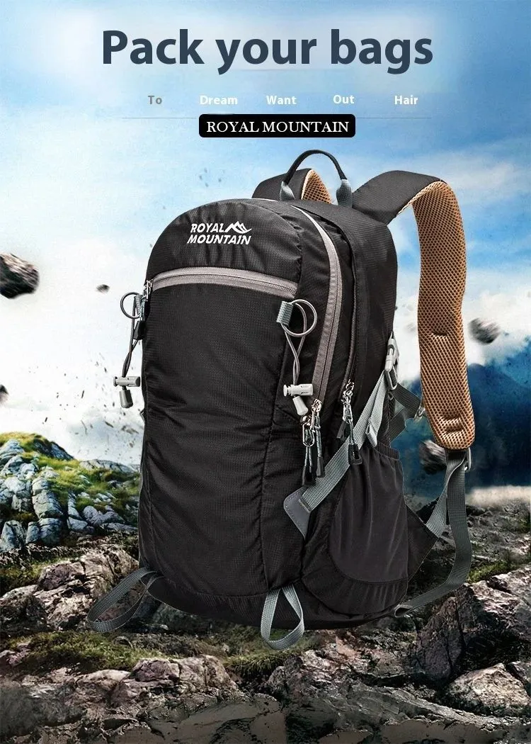 

30L Outdoor Backpack Quality Nylon Waterproof Camping Hiking Climbing Travel Bags Men Women Large Capacity Sports Backpacks