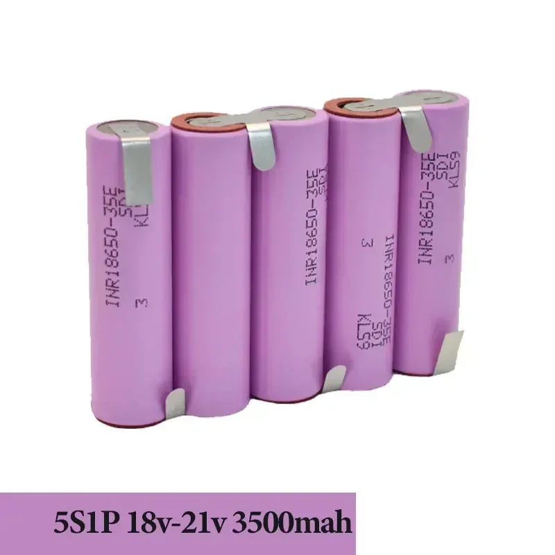 Nieuwe 35E 18650 3500mAh 7000mAh 3S 4S 5S 6S 8S 7.4V 12.6V 14.8V 18V 25.2V 29.6V voor Schroevendraaier Batterijen Lassen Batterij
