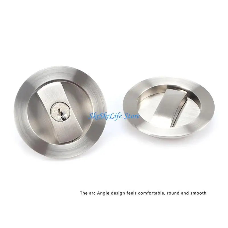 E65E Pocket Door Lock Replace Damaged Door Hardware Quickly and Easily for Door