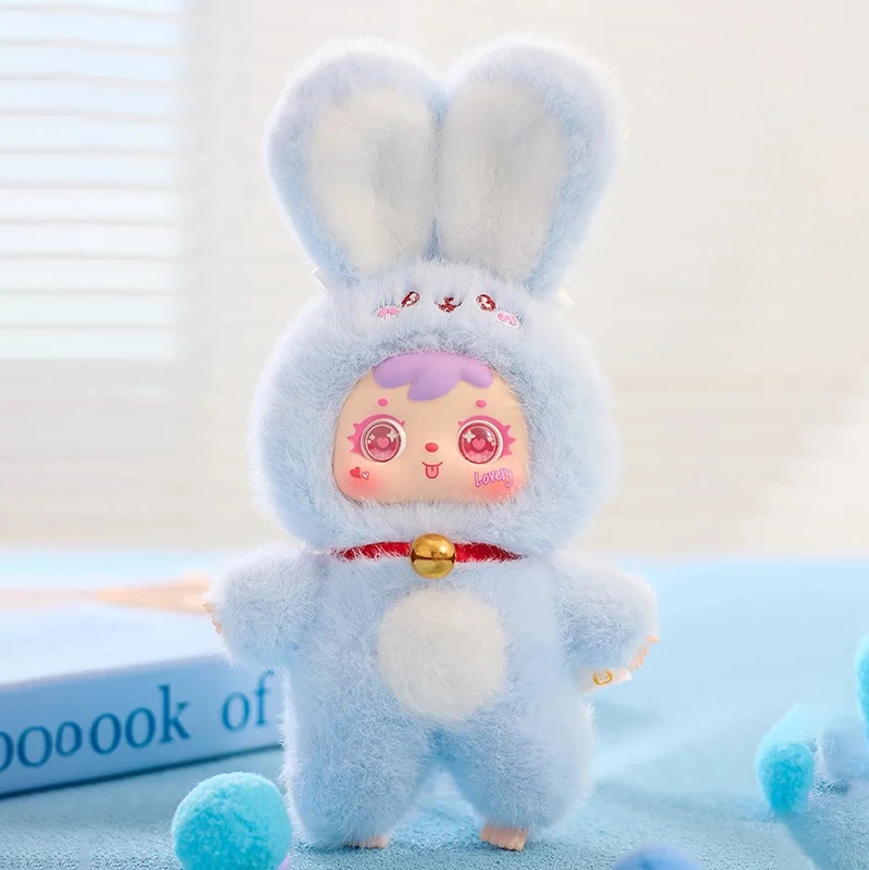 Nuovo Samuel Fortune Coniglio Baby Paradise Peluche alla moda Scatola cieca Bambola giocattolo Simpatico sacchetto morbido Portachiavi con ciondolo Regalo a sorpresa per le ragazze