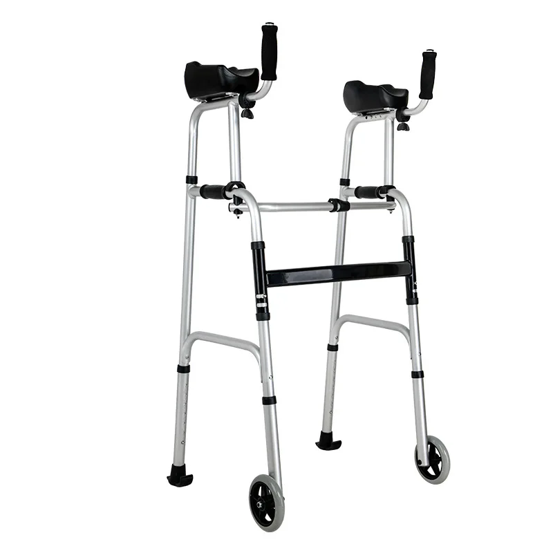 Aluminum Frame Walker Rollator Children Wth Cerebral Palsy Standing Frame Folding Walker Frame For Children And Adults