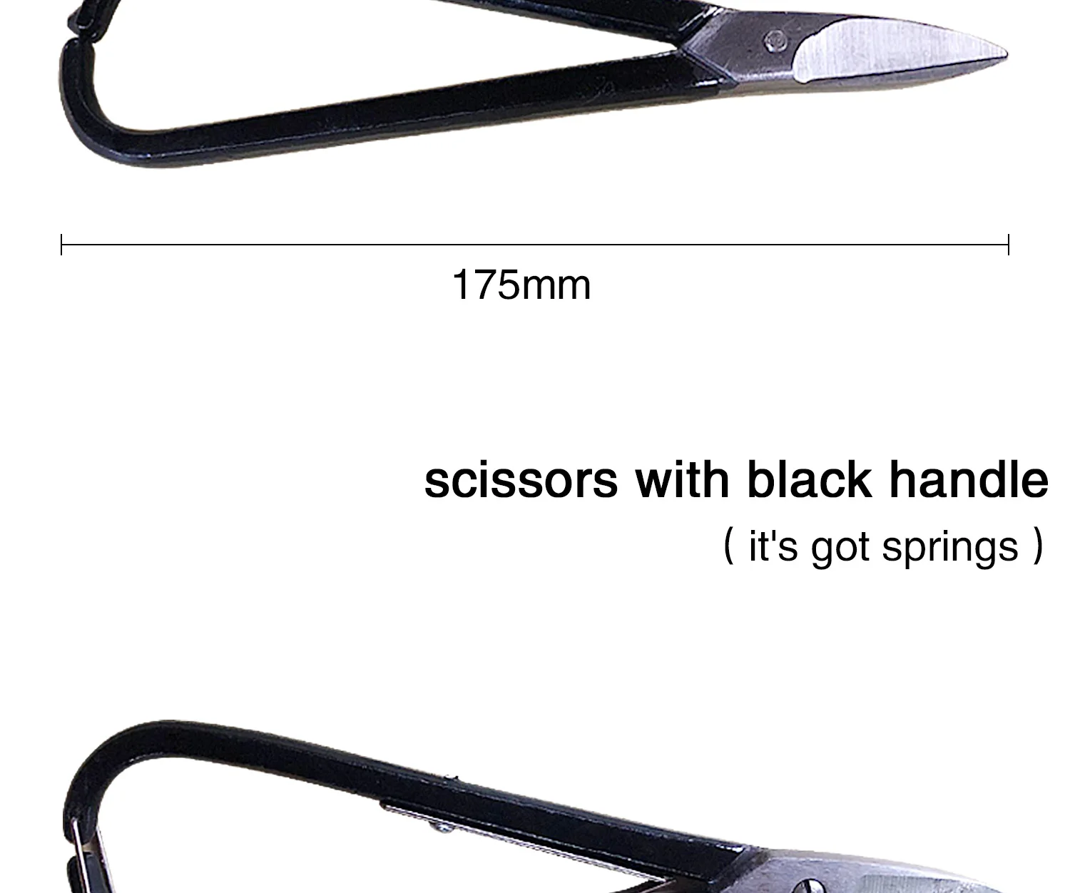 British Blue & Black Handle Jewelry Shears - Flat Stainless Steel Cutting Pliers for Gold & Silver Crafting (Sizes 7# & 8#)