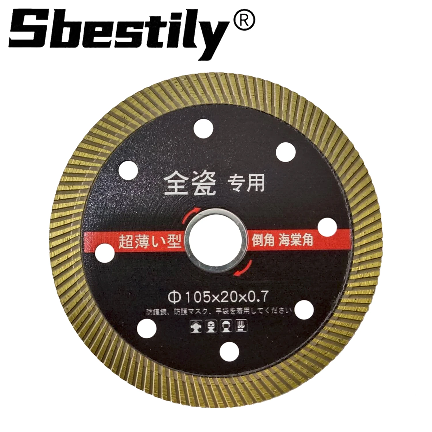 1/3/5pcs Diamond Turbo Cutting Disc Saw Blade Porcelain Ceramic Tile for Angle Grinder Circular Saw Tile Cutting