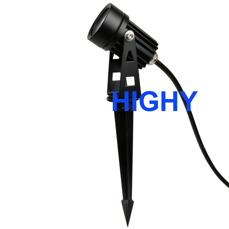 Lámparas impermeables para césped de jardín al aire libre, 220V, 110V, 12V, 3W, 5W, bombilla LED con punta, iluminación exterior