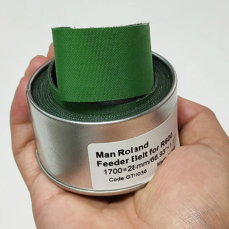 صنع في إيطاليا 1700 × 28 مم حزام تغذية بطيئة للرجال Roland R600