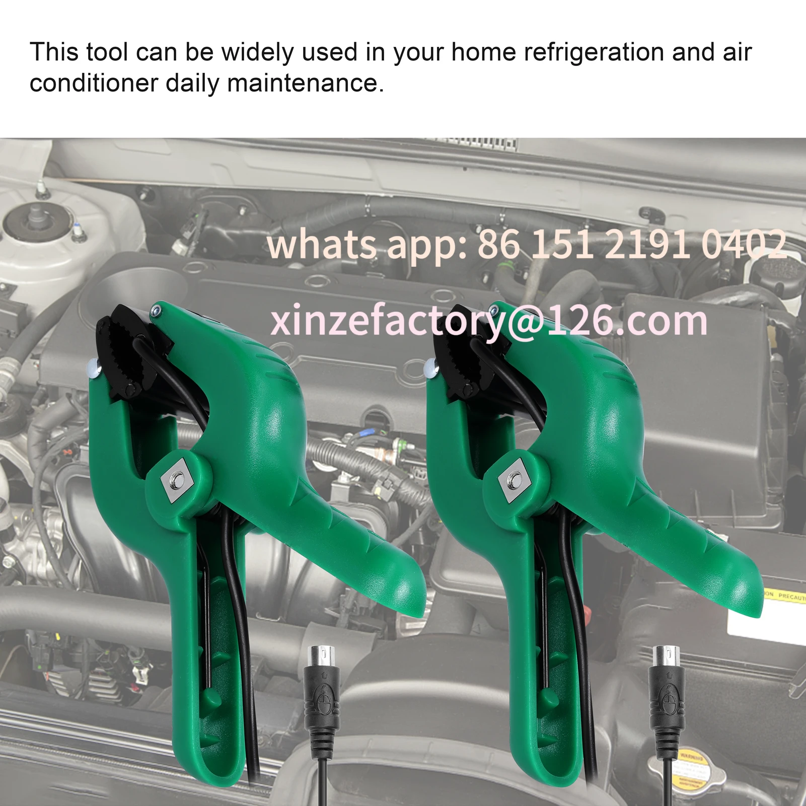 Customizable Handheld Sensors Clips Tools Inspection Temperature Refrigeration Air Conditioner Meter Accessory Clipping