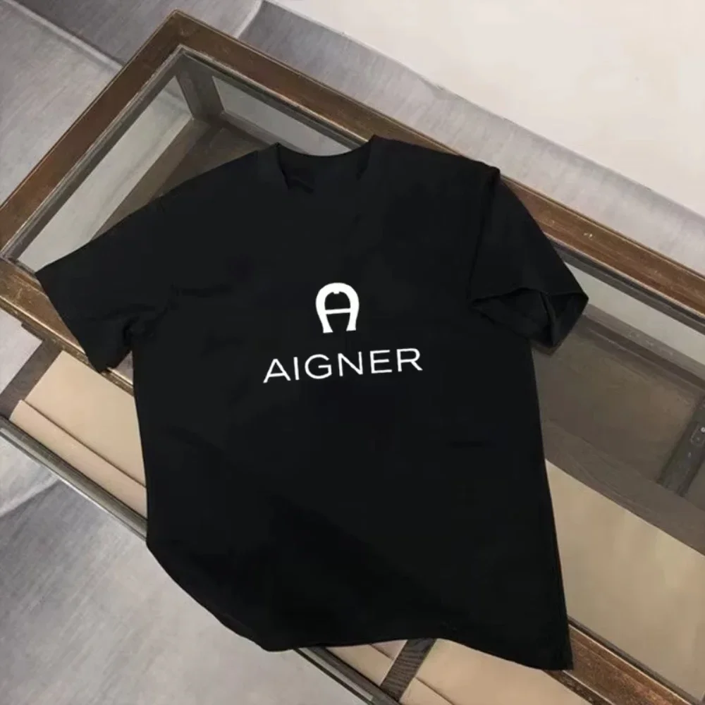 

2025 Trendy Luxury Brand Summer New Men's and Women's Short-sleeved Letter Tops Casual Versatile Loose Cotton Printed T-shirts