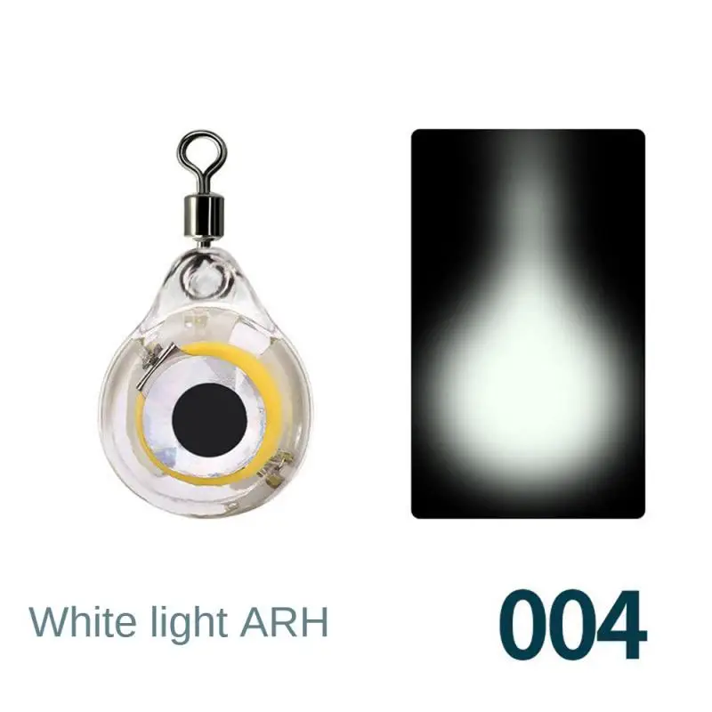 Mini señuelo de pesca con luz LED, bajo el agua forma de ojo, lámpara luminosa para atraer peces