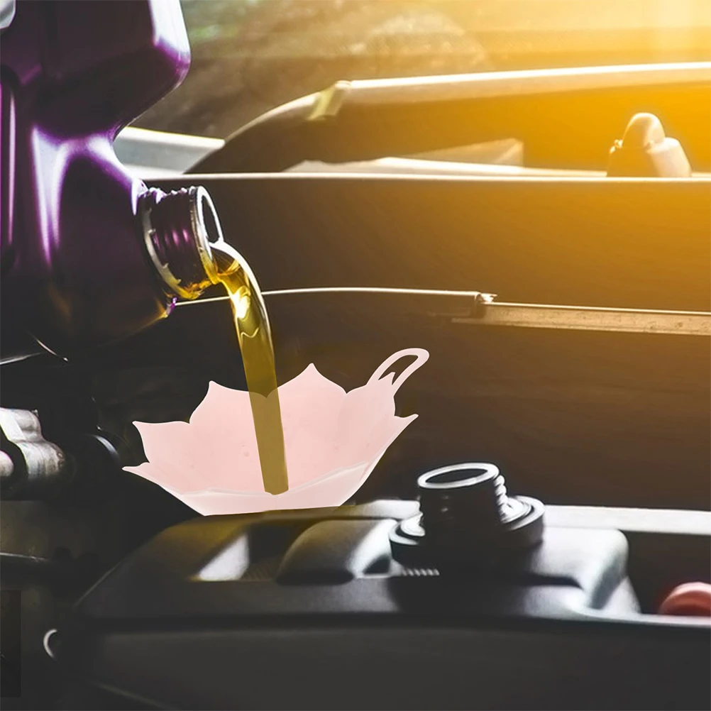 

5Pcs Kitchen Funnel Wide Opening Design Multi-Purpose Plastic Funnels for Pouring Oils Liquids Powder Small Narrow Neck Funnel