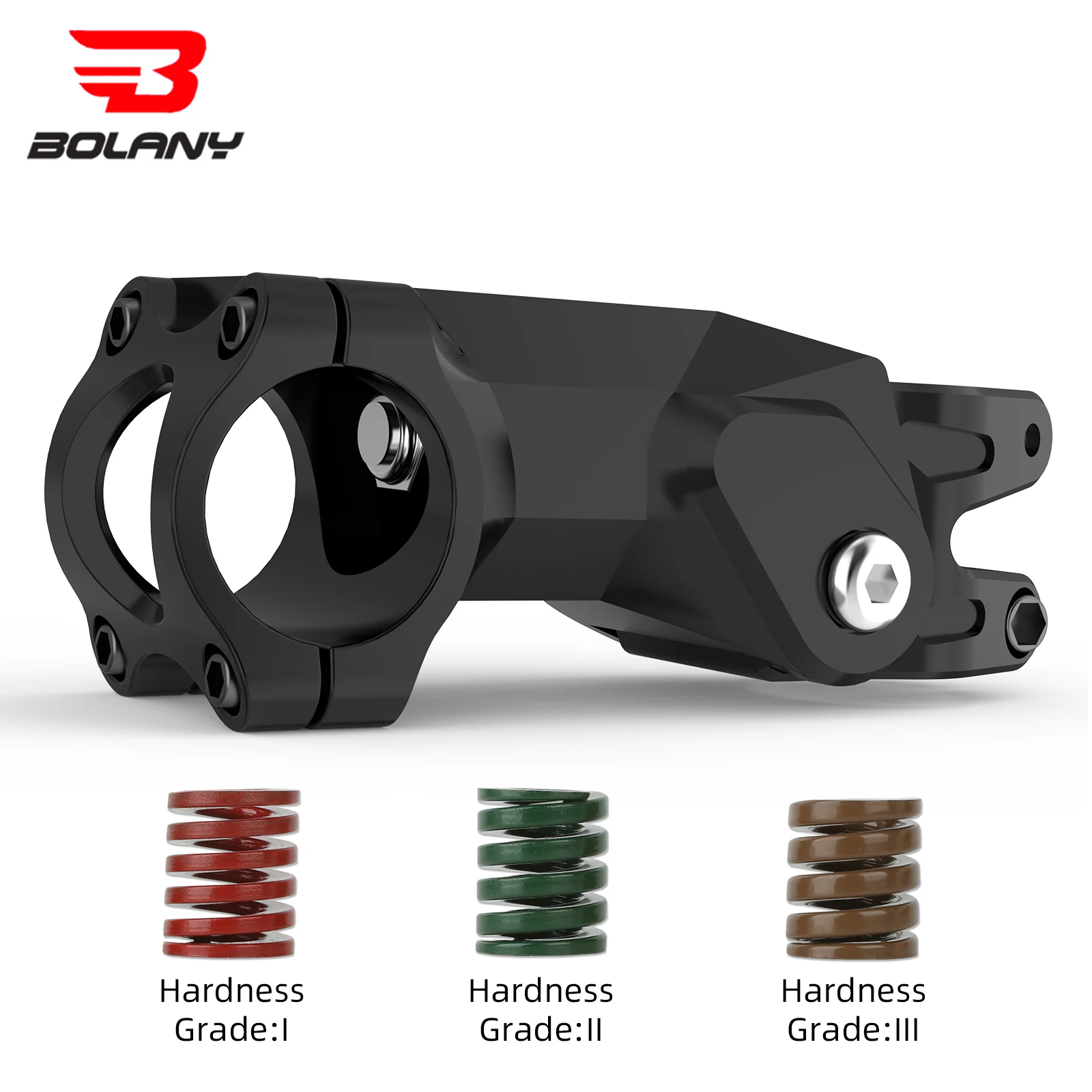 

BOLANY Shock Absorbing Bicycle Stem 31 8mm Adjustable Spring Handlebar for Road Gravel Bike
