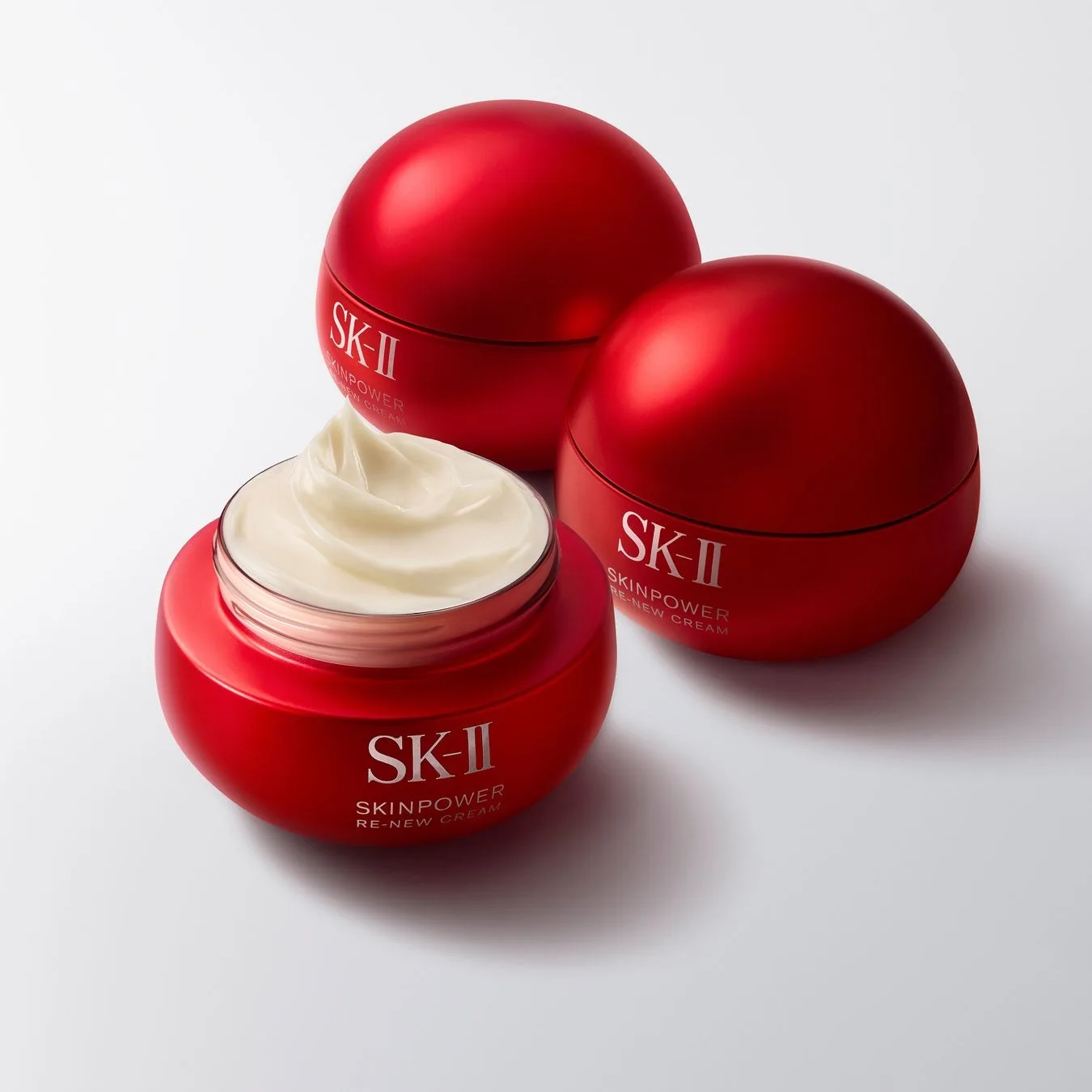 SK-II Skinpower Re-New Cream Anti Face Cream With PITERA Lift Firm Plump Aging Smooth Fine Lines Wrinkles Hydrate Brighten