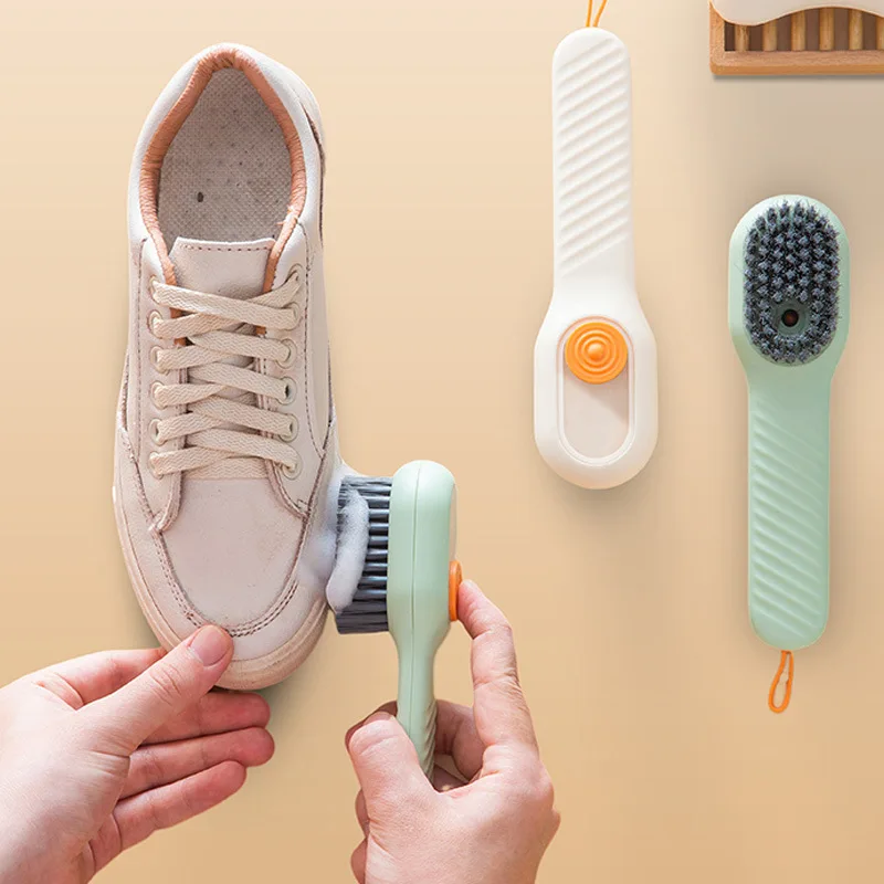Soft Brush Cleaing Clothing Tools High Quality Long Handle Shoe Brushes Multifunctional Soft-bristled Shoe Brush Shoe Brushes