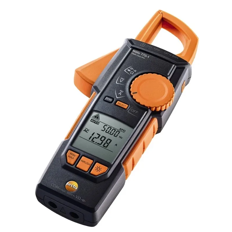 Testo 770-1 Clamp Meter 0590 7701 Fully Retractable Pincer Arm for Maximum