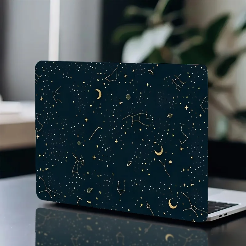 Suitable for 12-15 inch Laptop Sticker - Starry Sky Glow Vinyl Protective Film, Scratch Resistant Removable Decal