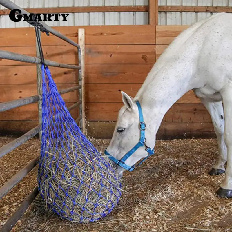 1Pc Haylage Net Durable Horse Care Products Small Holed Hay Net Haynet Equipment Slow Feed Hay Feeder Net Bags For Horse