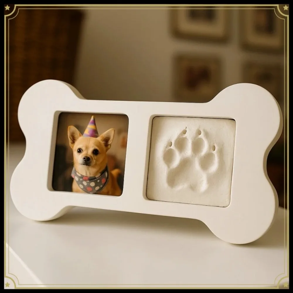 Marco Conmemorativo para Huellas  Patas  Mascotas, Recuerdo Hecho a Mano con Huellas  Patas  Mascotas, Huella  Mascota Personali