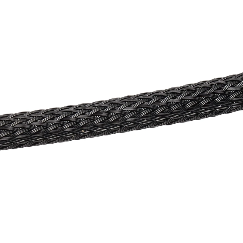 RISE-5Pcs 50CM SATA 3.0 III SATA3 7Pin Data Cable 6Gb/S SSD Cables HDD Hard Disk Data Cord With Nylon Sleeved (Black)