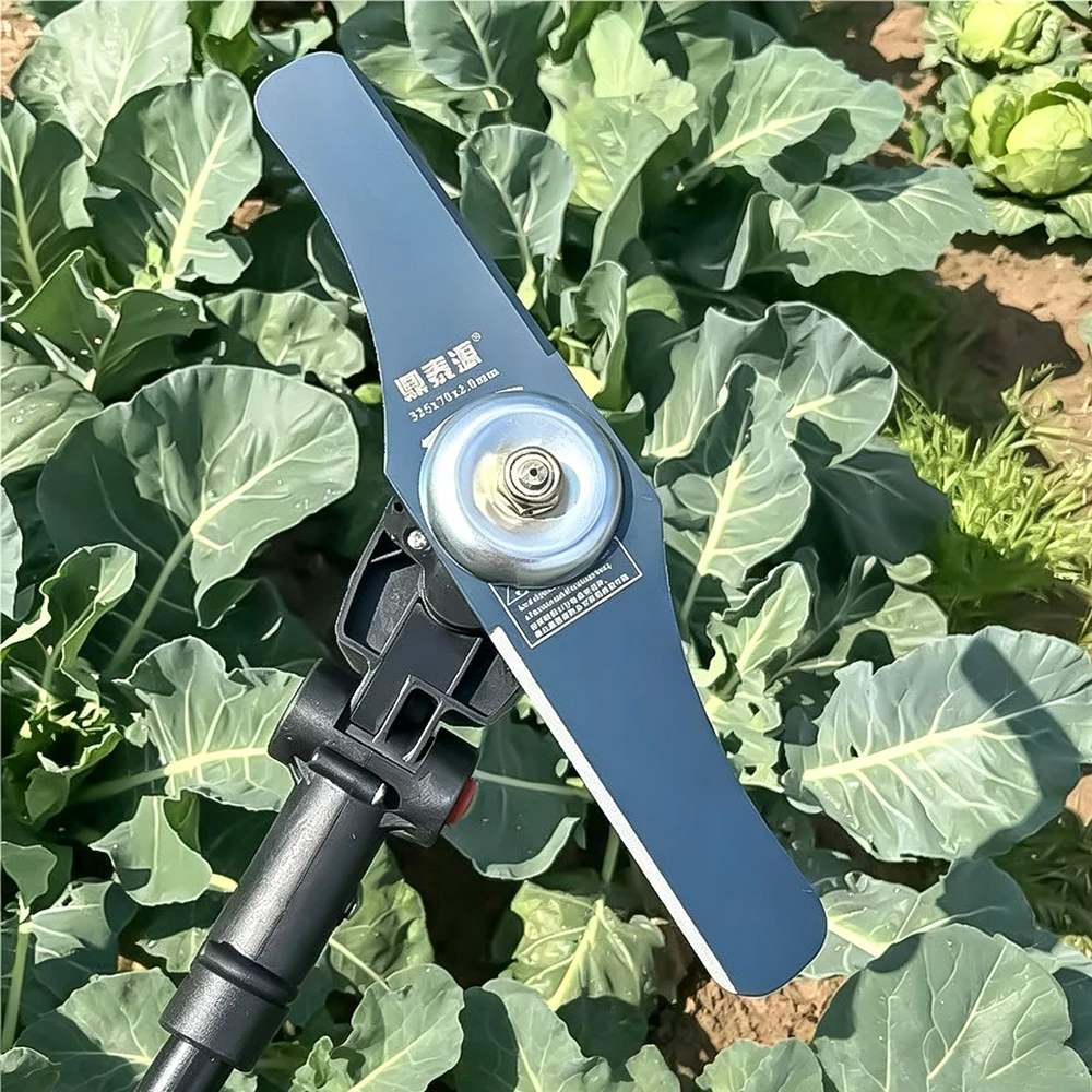 1/2/3 Stück S-förmige SK5-Zahnklingen für Freischneider, 12,7 Zoll mit 1 Zoll Befestigungslöchern, doppelseitig gehärteter Trimmer für den Garten – Detail 1
