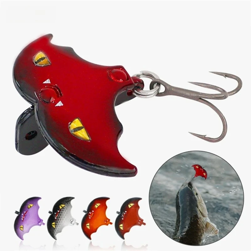 جديد بعيد الصب VIB إغراء الخفافيش شكل غرق الطعوم باس المعادن الترتر تهزهز الطعوم الاهتزاز جثم بايك الصيد السحر Pesca