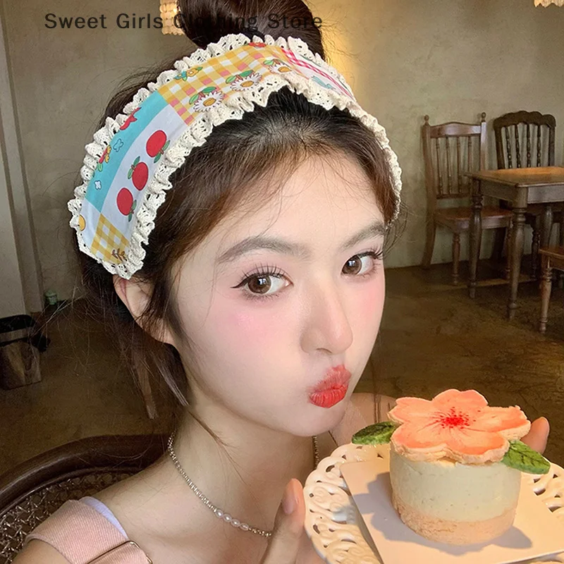 Simpai Rambut Ajaib Anak-anak Poni Tempel Posting Ikat Rambut Bunga Hancur Makeup Stiker Rambut Rusak Aksesori Rambut Anak