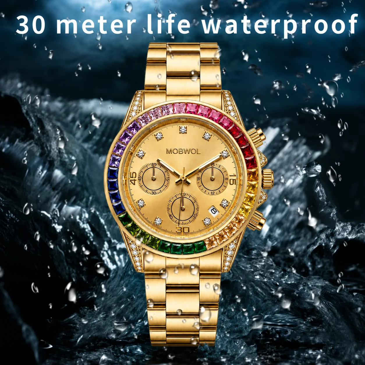 นาฬิกาข้อมือผู้ชาย MOBWOL, นาฬ - Smartwatch Slim Watches For Men บทวิจารณ์และราคา