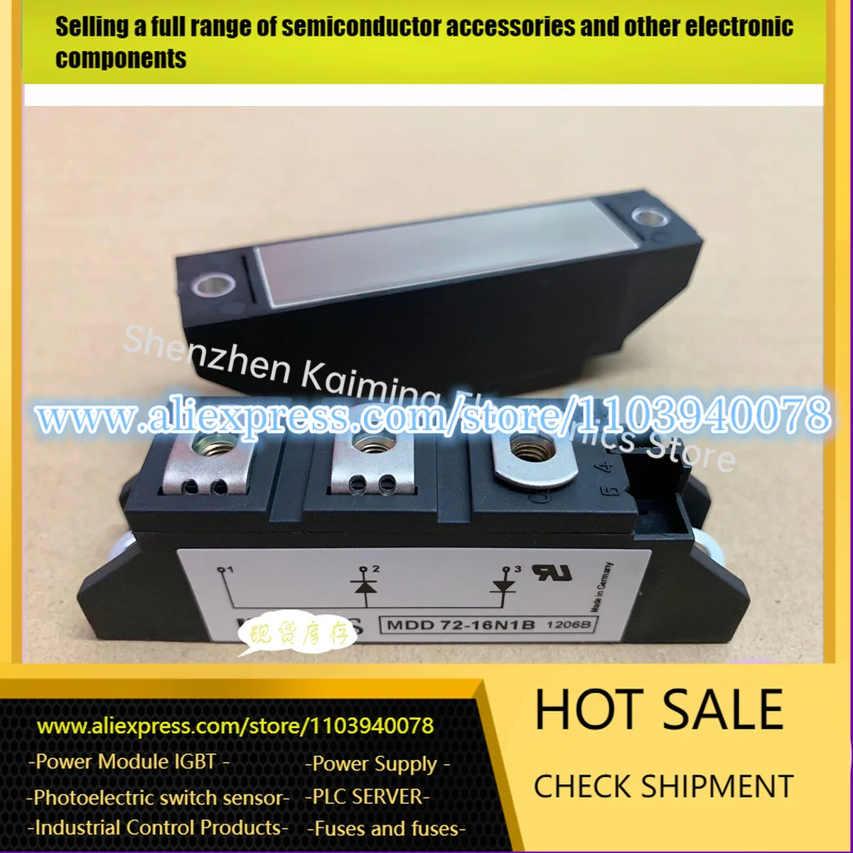 

NEW Diode MODULE MDD72-08N1B MDD72-12N1B MDD72-14N1B MDD72-16N1B MDD72-18N1B MDD95-18N1B MDD21-14IO8B MDD21-16IO8B MDD26-16IO1B