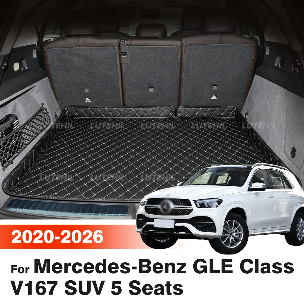 

For Mercedes Benz GLE Class W167 V167 SUV 5-Seat 2020-2026 2025 2024 23 22 21 Car Trunk Mat Protective Cargo Liner Accessories