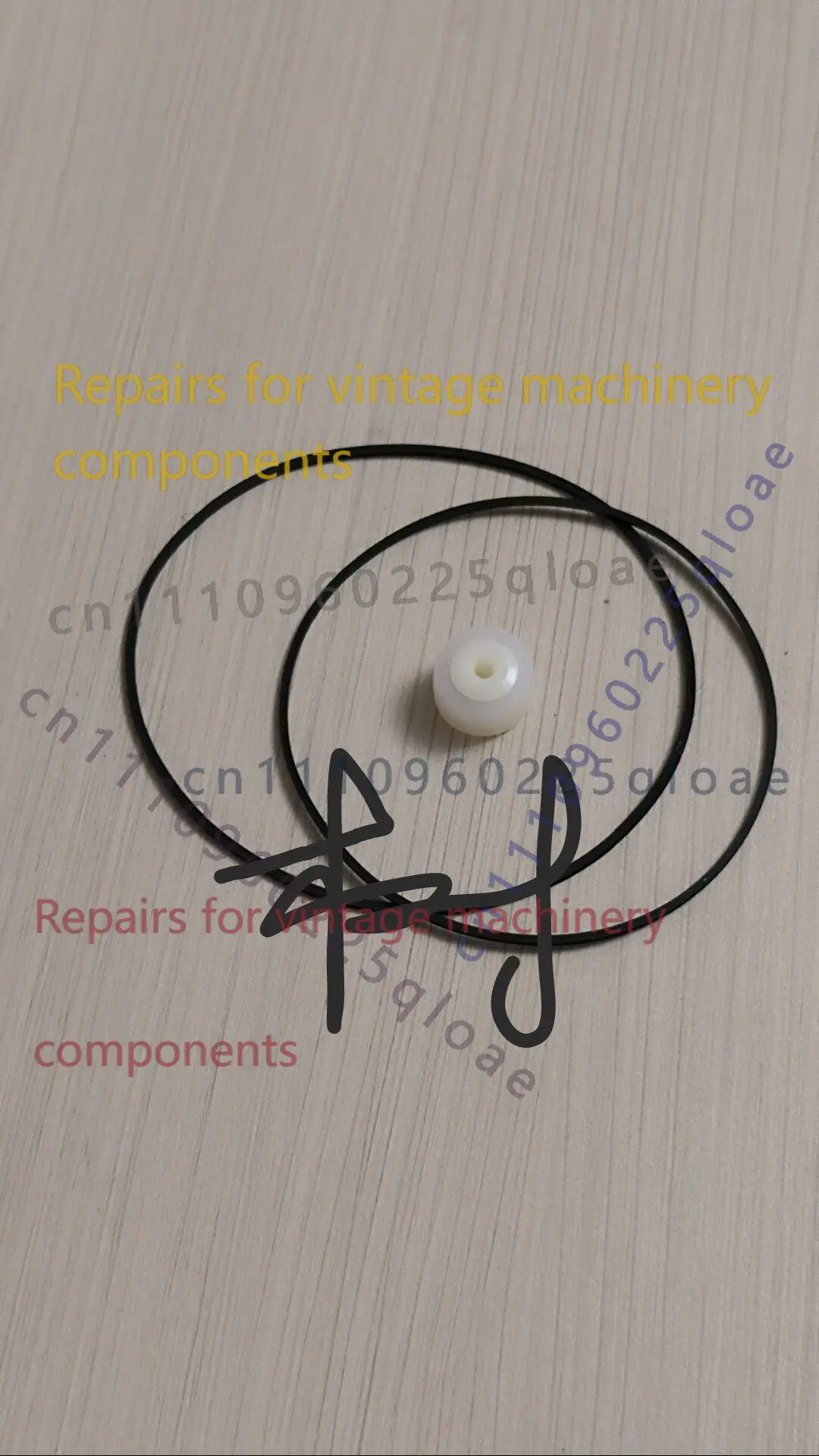2 Pcs Drive Belt + Pinch Roller Repair Kit For JVC KD-D4 Stereo Cassette Deck Mechanism Refurb Replacement Spare Parts