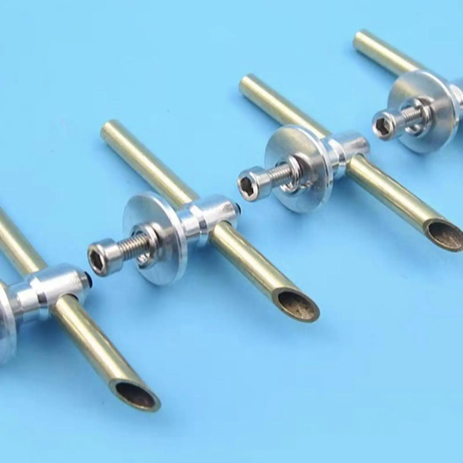 Compact RC Boat Water Pickup Metal Transom Intake Nozzle for Brushless RC Boat Cooling and Repair