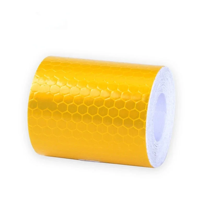 5Cm X 3M Cinta Reflectante Reflecterende Stof Reflector Tape Reflex Tape Adhesiva Auto Film Kristal Honingraat 30 mm