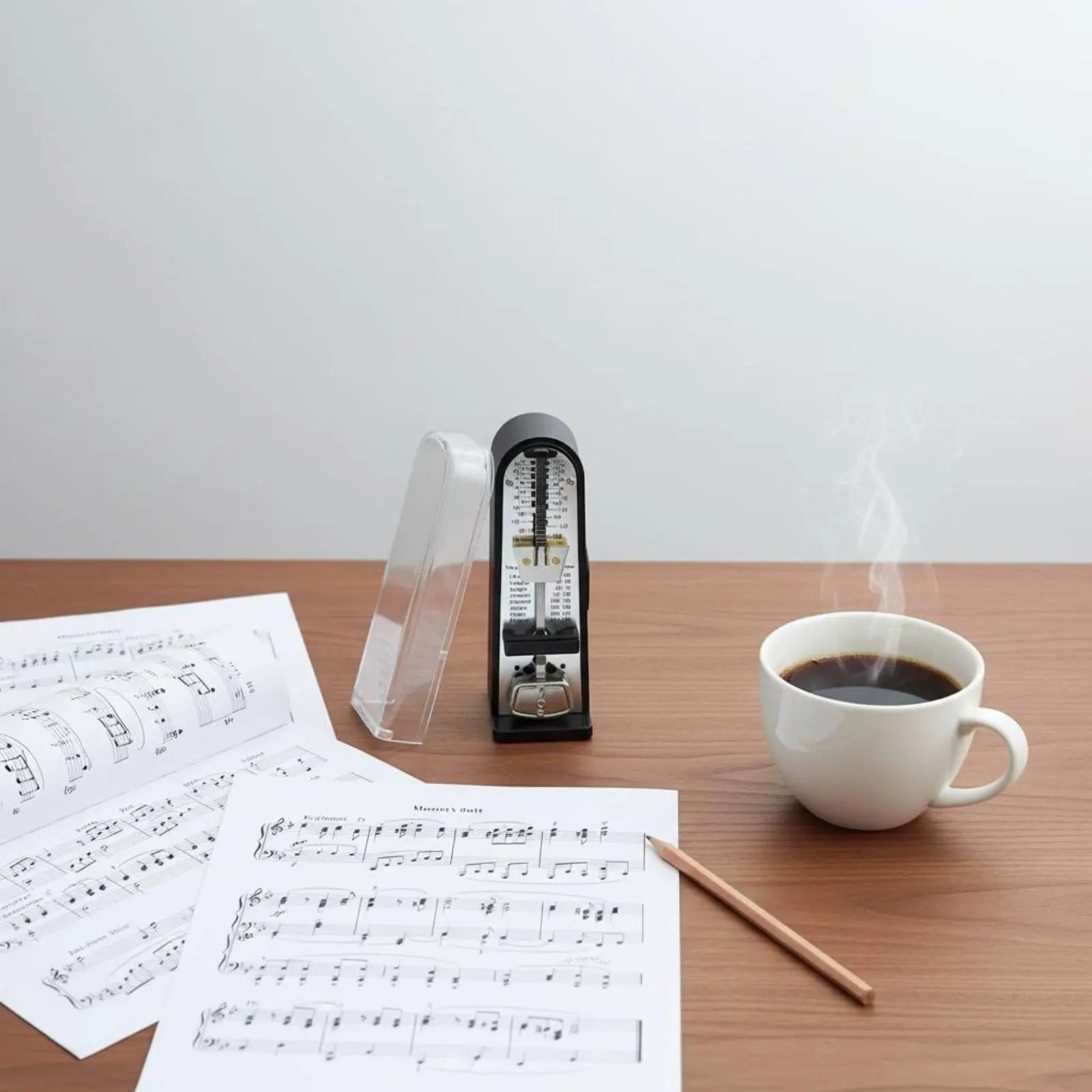 Mini Mechanical Metronome No Battery Required Portable Tempo Counter Wind up Beat Timer Long-Lasting Musical Instrument
