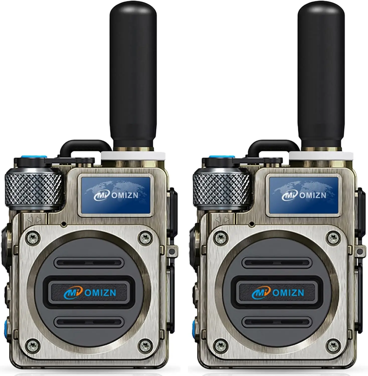 

M6 Global Walkie Talkie Unlimited Range, 4G LTE Nationwide PoC Two Way Radios Long Range with Volume Knob AES256, PTT for Adults