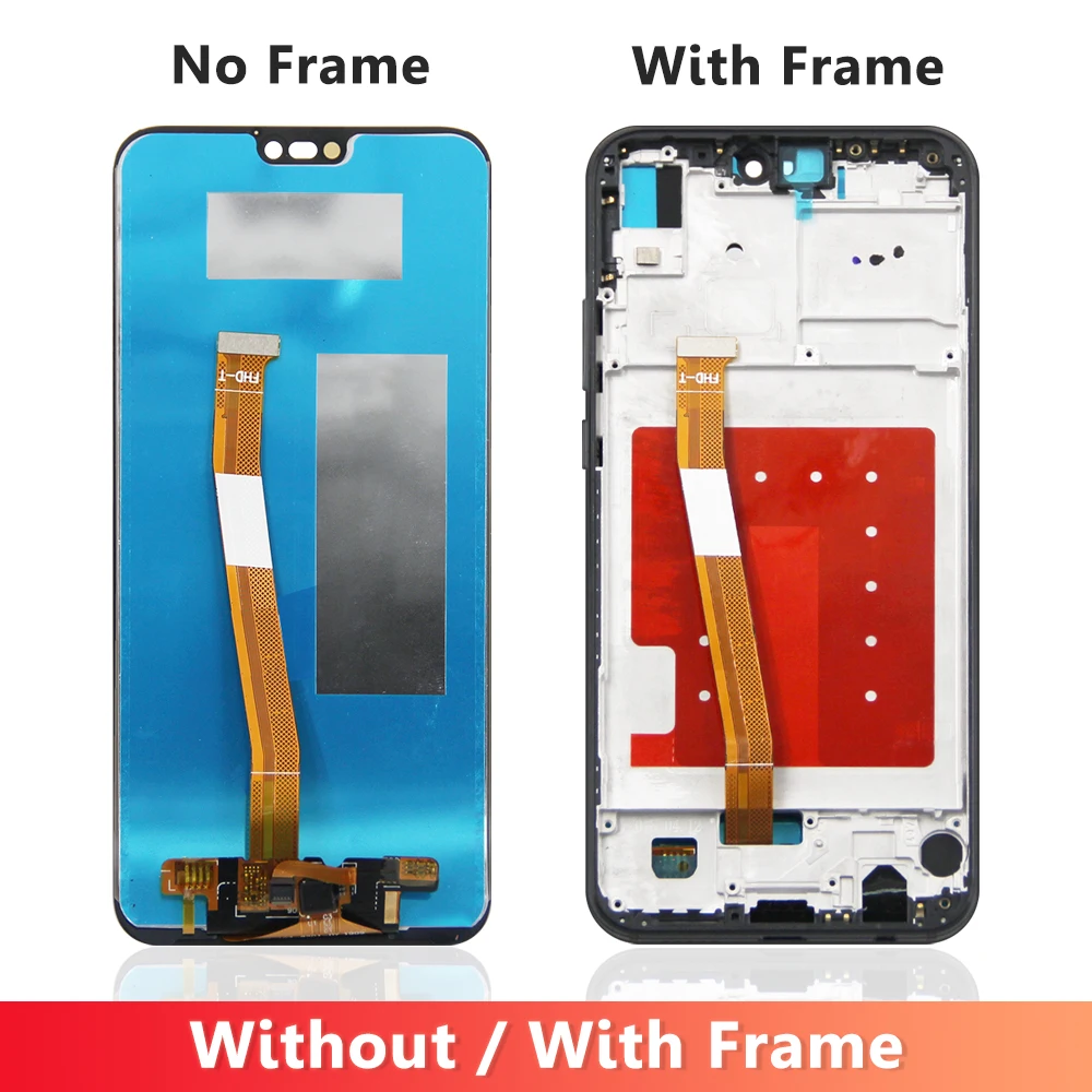 5.84''OEM for HUAWEI P20 Lite Lcd Display Touch Screen Digitizer Assembly with Frame for Huawei Nova 3e ANE-LX1 LX2 LX3 LX2