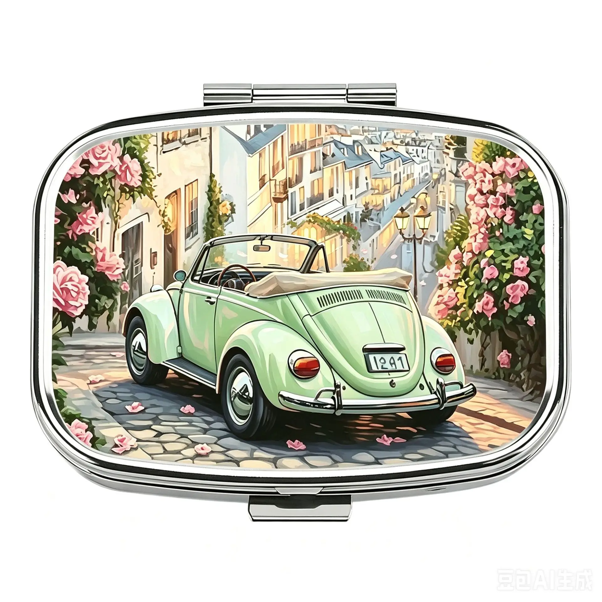 Small Portable Metal Pill Box, Pocket-Sized Vitamin and Pill Storage Box, Travel Portable Pill Case, Multi-Purpose Accessory and Gift Box