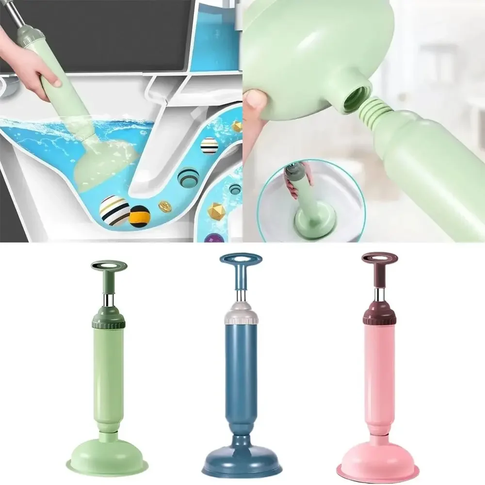 

Silicone Toilet Pipe Plunger Multifunction High Pressure Pump Bathroom Kitchen Sink Unclog Household Anti Clogging