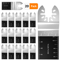 10/50 PCS Wood Metal Oscillating Saw Blades Multi Tool Blades Set Metal Carbide Wood Cutting Bi-metal Precision Saw Blade 2023