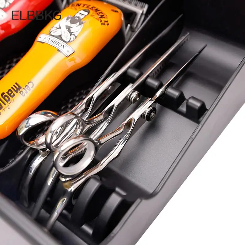 1pc Rasiermesser Fall Aufbewahrung sbox Friseur Clipper Tablett Anti-Rutsch-Clippers Organizer Haars ch neider Halter Barbershop Tool