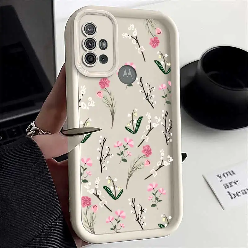 G30 Whispers Among Flowers Sky Eye Ladder Phone Case For Motorola Moto G84 G64 G54 G53 G34 G30 G24 G22 G20 G14 G10 G04 G04S