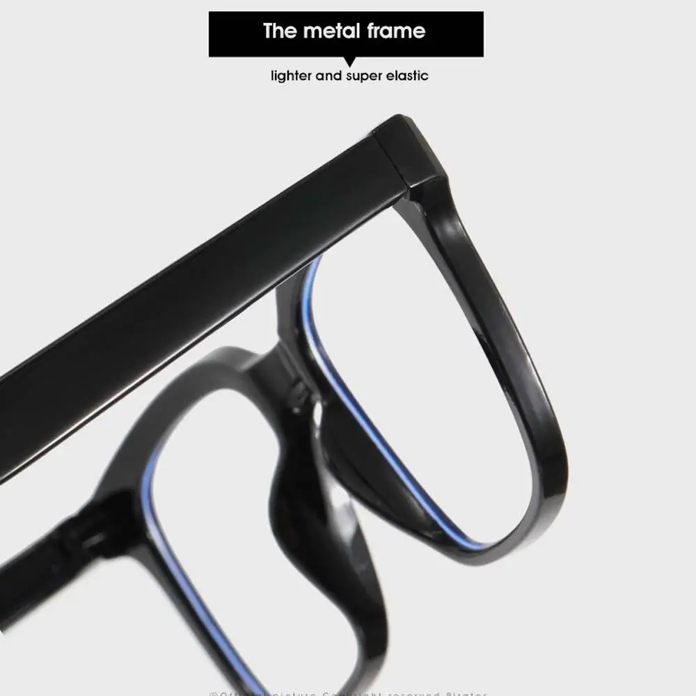 Square Leopard Print Gradient Black Gradient Frame Fake Glasses Korean Computer Eyewear Women Eyeglasses Black Frame Eyeglasses