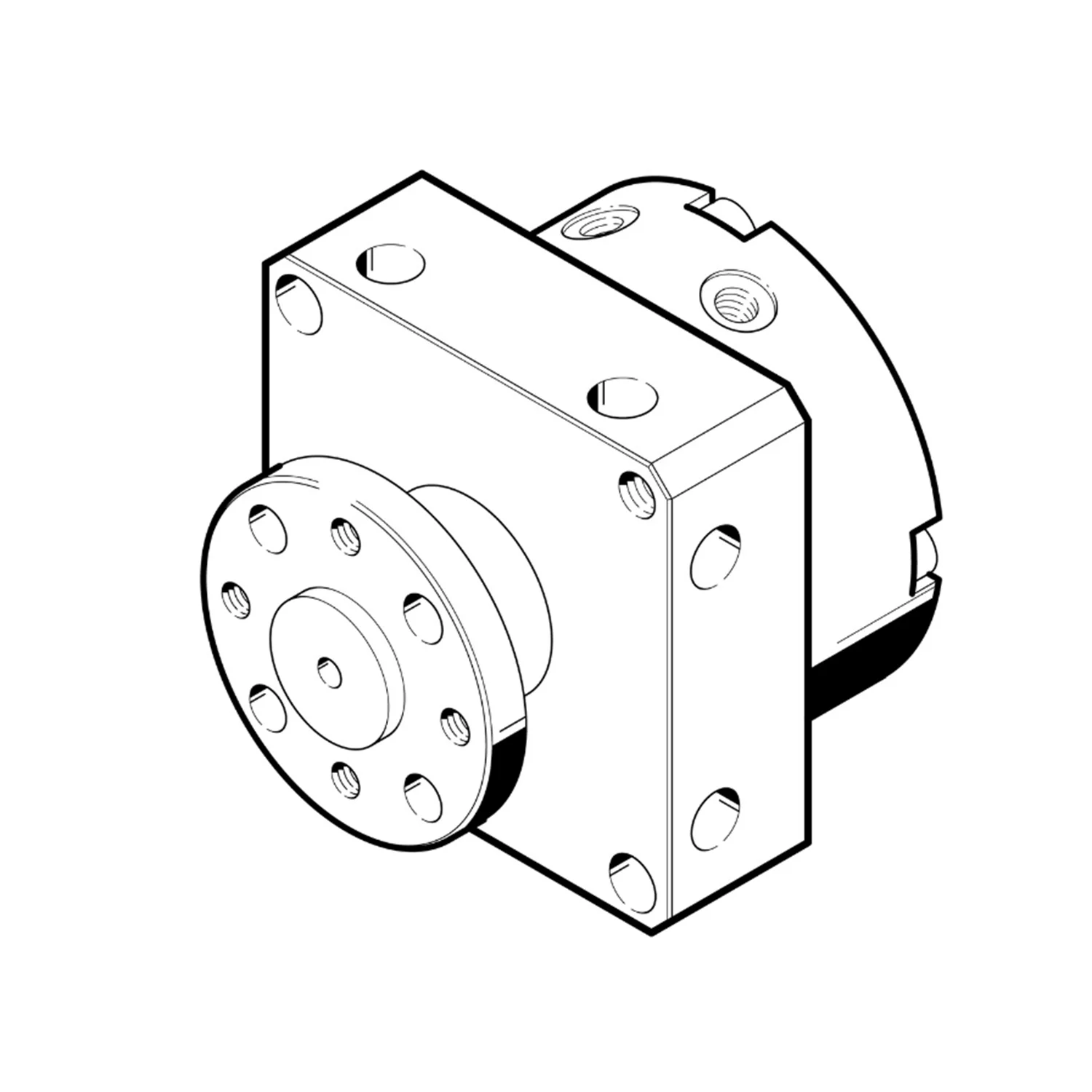 

FESTO DSM-8-90-P-FW 185934 Rotary Actuator New