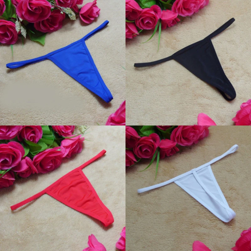 Tanga de algodón sin costuras para mujer, bragas ajustables de cintura baja, Bikini Sexy, ropa interior, conjunto de 3 piezas