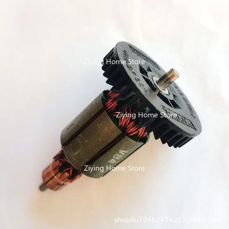 

Подходит для нового ротора двигателя угловой шлифовальной машины Makl 18 В, якоря BGA452 DGA452.