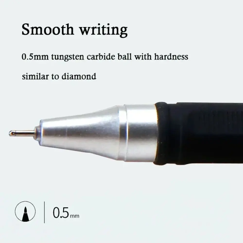 

5pcs Back To School 0.5mm Gel Pen Frosted Neutral Pens Ballpoint Pens Needle Head High Color Carbon Pen Writing Supplies